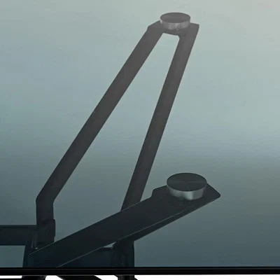 Amara Pols Potten - Rectangular Glass Table - Black