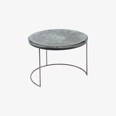 Artisanti Vitrio Mottled Glass Top Coffee Table