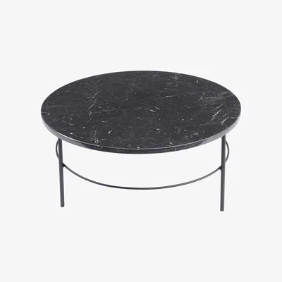 Artisanti Marquina Black Marble Coffee Table
