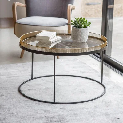 Atkin & Thyme Doris Coffee Table Brass