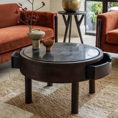 Atkin & Thyme Woodgate Marble Coffee Table