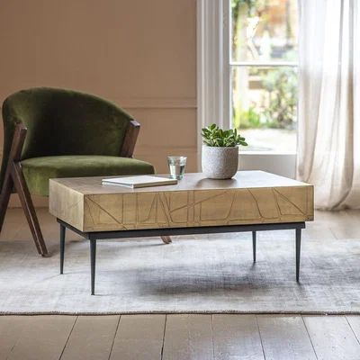Atkin & Thyme Crackle Coffee Table