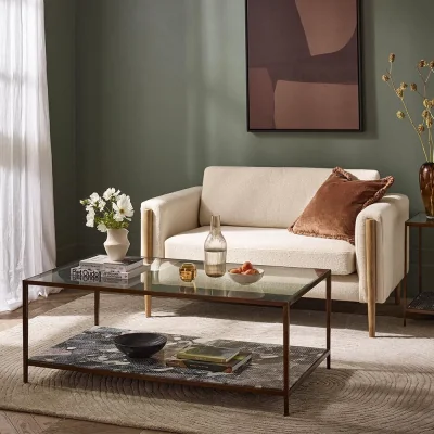 Atkin & Thyme Flint Granite Coffee Table
