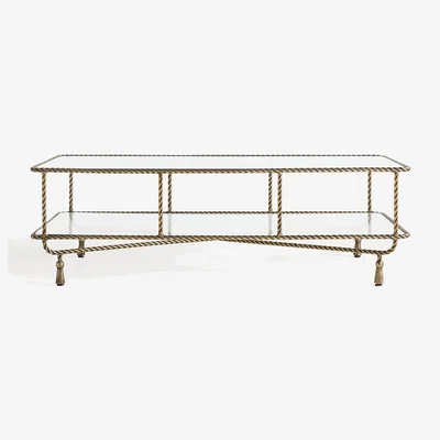 Anthropologie Lark Glass Coffee Table