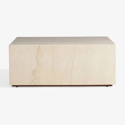 Anthropologie Grayson Rectangular 44" Marble Coffee Table