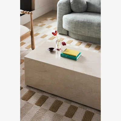 Anthropologie Grayson Marble Coffee Table