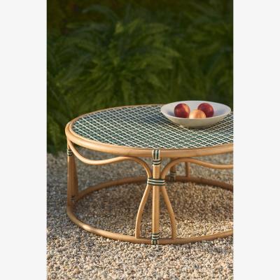 Anthropologie Coastal Indoor/Outdoor Rattan Coffee Table