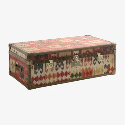 Andrew Martin Kilim Trunk Coffee Table - Andrew Martin