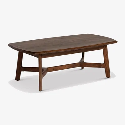Barker and Stonehouse Cresta Rectangular Coffee Table, Brown Wood | Barker & Stonehouse