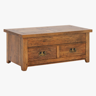 Barker and Stonehouse New Frontier Mango Wood Storage Coffee Table