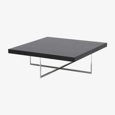 Barker and Stonehouse Borgia Square Coffee Table, Black Wood | Barker & Stonehouse