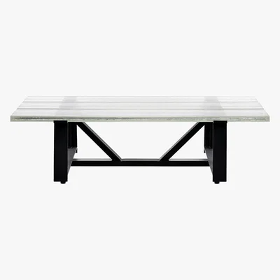 Barker and Stonehouse Timothy Oulton Iceberg Glass Coffee Table