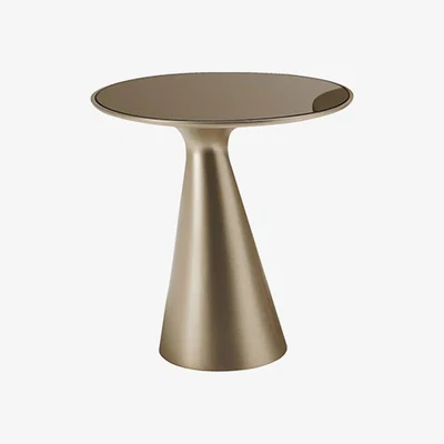 Barker and Stonehouse Cattelan Italia Peyote Coffee Table, Round, Bronze | Barker & Stonehouse