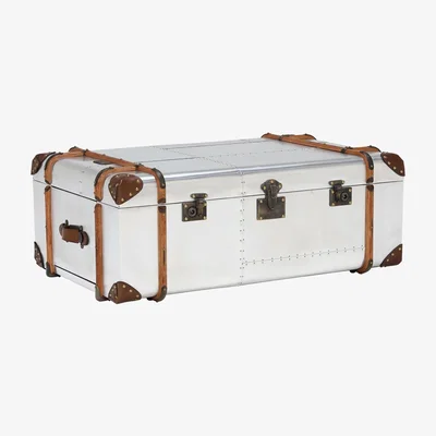 Barker and Stonehouse Timothy Oulton Globetrekker Large Coffee Table, Aero