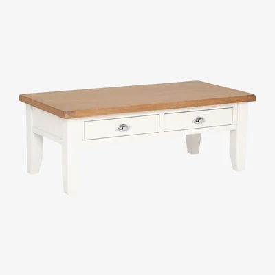 Barker and Stonehouse Althorp Large Coffee Table, White Oak Wood | Barker & Stonehouse