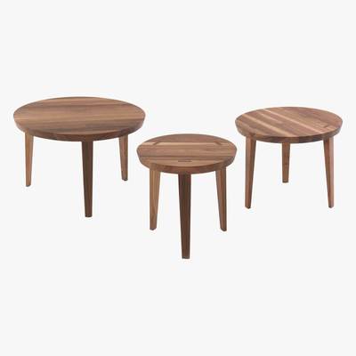 Barker and Stonehouse Riva 1920 Tao Coffee Tables, Walnut