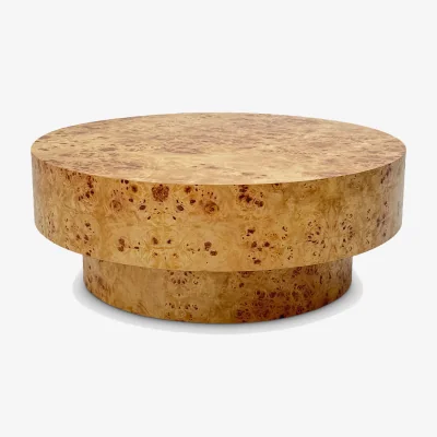 Barker and Stonehouse Castile Coffee Table, Round, Neutral Wood | Barker & Stonehouse