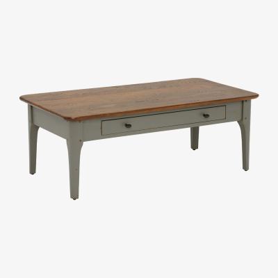 Barker and Stonehouse Maison 1 Drawer Coffee Table, Albany and Moss Grey