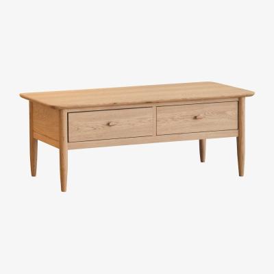 Barker and Stonehouse Ercol Teramo 2 Drawer Coffee Table, Neutral Oak Wood | Barker & Stonehouse