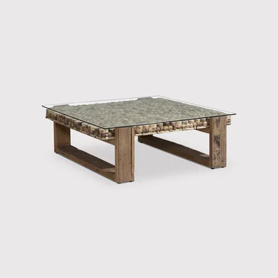 Barker and Stonehouse Garcia Coffee Table 120x120cm, Neutral | Barker & Stonehouse