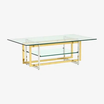 Barker and Stonehouse Escher Glass Coffee Table, 776 | Barker & Stonehouse