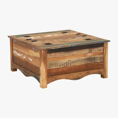 Barker and Stonehouse Little Tree Furniture Riya Reclaimed Wood Trunk Coffee Table