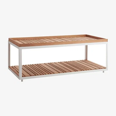 Barker and Stonehouse Cane Line Level Rectangle Coffee Table With Set Of 2 Tops | Barker & Stonehouse