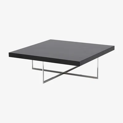 Barker and Stonehouse Borgia Square Coffee Table, Grey Highgloss