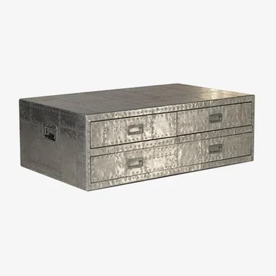 Barker and Stonehouse Timothy Oulton Stonyhurst Coffee Table Large, Silver | Barker & Stonehouse