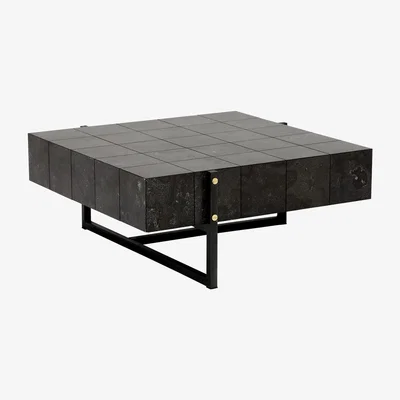 Barker and Stonehouse Pettazzi Coffee Table, Black Marble | Barker & Stonehouse