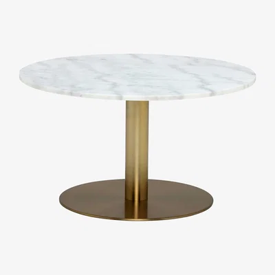 Barker and Stonehouse Apollo Coffee Table, White Marble | Barker & Stonehouse