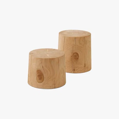 Barker and Stonehouse Riva 1920 Legno Vivo Coffee Tables, Cedar Wood