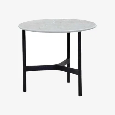 Barker and Stonehouse Cane Line Twist Small Base coffee Table & Top 45cm, Round | Barker & Stonehouse