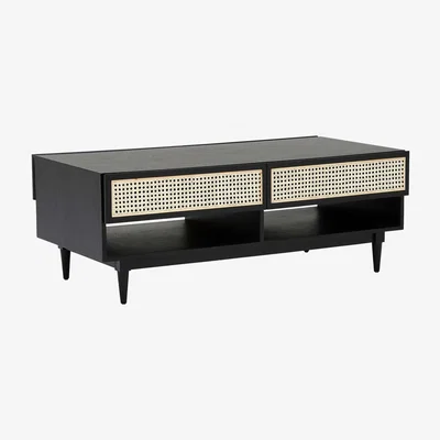 Barker and Stonehouse Hague Coffee Table, Black Wood | Barker & Stonehouse