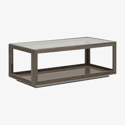 Barker and Stonehouse Vinci Rectangular Coffee Table, Silver Birch