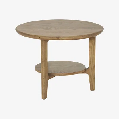 Barker and Stonehouse Runswick Round Coffee Table, Neutral | Barker & Stonehouse