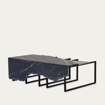 Bombinate.com Marquina Marble/Black Aire Coffee Table