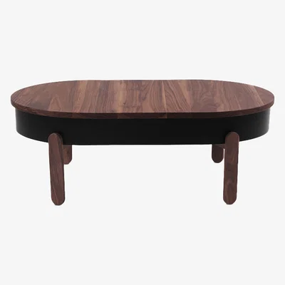 Bombinate.com Walnut/Black Large Batea Coffee Table