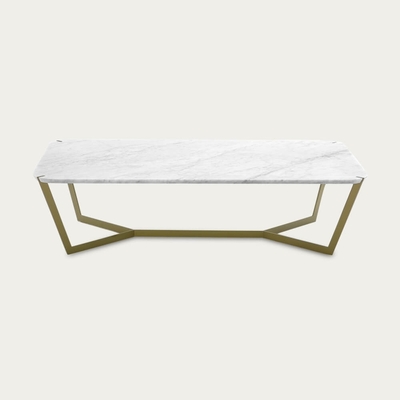 Bombinate.com White/Gold Star Coffee Table