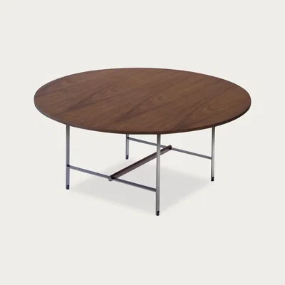 Bombinate.com Walnut Sisters Round Coffee Table