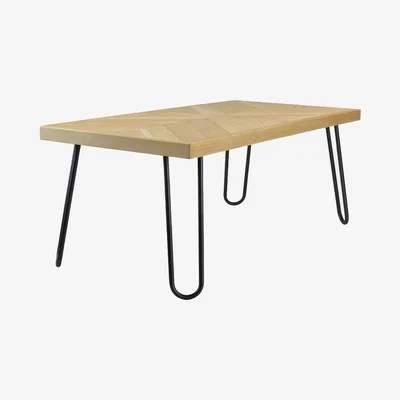 Bombinate.com Light Brown Coffee Table Zig-Zag V-II FCT0300