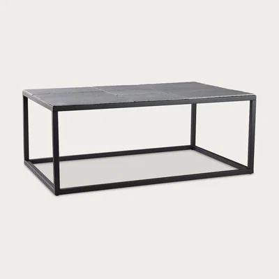 Bombinate.com Graphite Coffee Table Zen A-1 Black Frame FCT0273