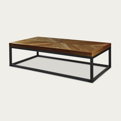 Bombinate.com Brown Coffee Table Zig-Zag A-I FCT0283
