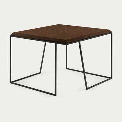 Bombinate.com Dark Cork And Black Legs Grão #2 Coffee Table
