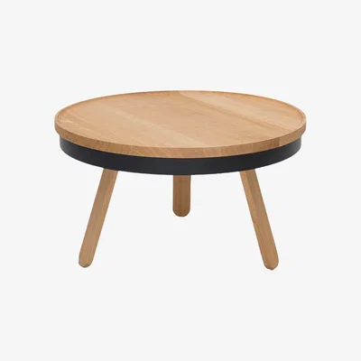 Bombinate.com Oak/Black Medium Batea Coffee Table