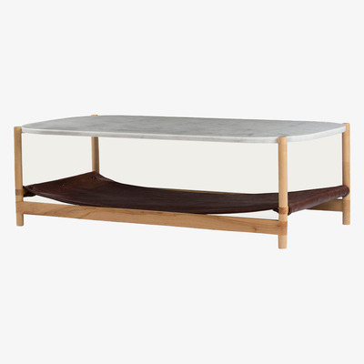 Bombinate.com 1.03 White Rectangular Coffee Table