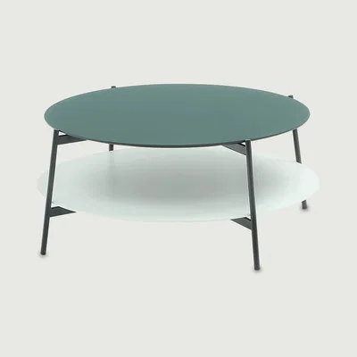 Bombinate.com Green Shika Round Coffee Table