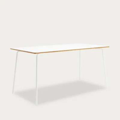 Bombinate.com White Otto Rectangular Table