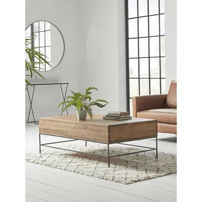 Cox and Cox Burnt Oak Coffee Table