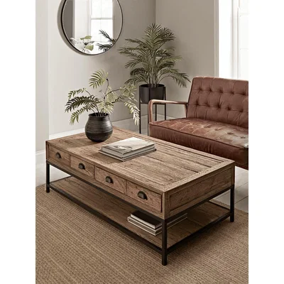 Cox and Cox Reclaimed Oak Coffee Table